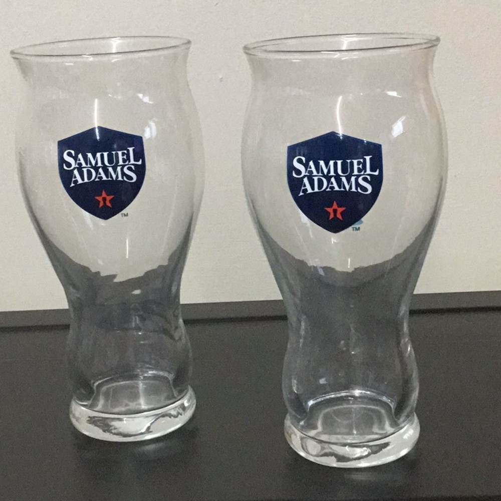 New 2 pc. Samuel Adams beer glasses